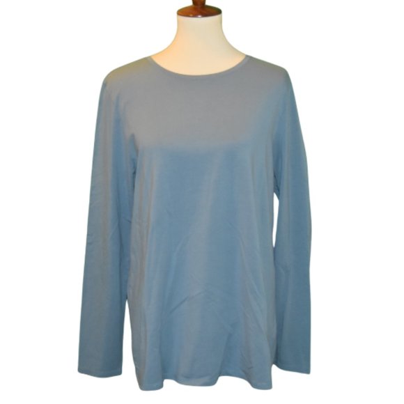 J. Jill Tops Jjillpure Jill Stretchcotton Crew Neck Tee Poshmark